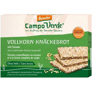 Campo Verde Demeter Vollkorn Knäckebrot mit Sesam