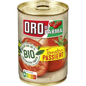 Oro di Parma Bio Tomaten passiert