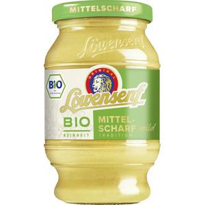 Löwensenf Bio Mittelscharf mild