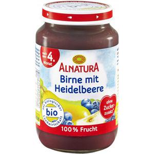 Alnatura Birne mit Heidelbeere