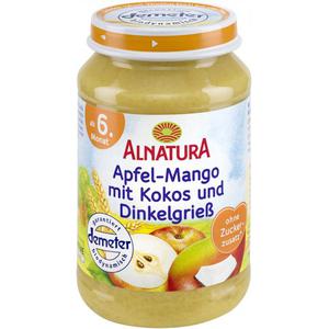 Alnatura Apfel-Mango-Kokos mit Dinkelgrieß