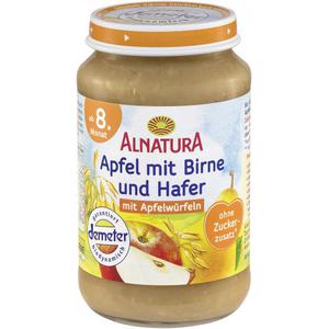 Alnatura Apfel mit Birne und Hafer