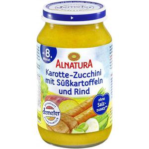 Alnatura Karotte-Zucchini mit Süßkartoffeln & Rind