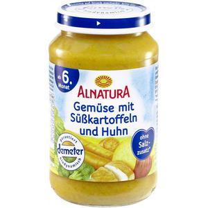 Alnatura Gemüse mit Süßkartoffeln und Huhn