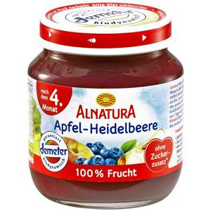 Alnatura Apfel-Heidelbeere 100% Frucht