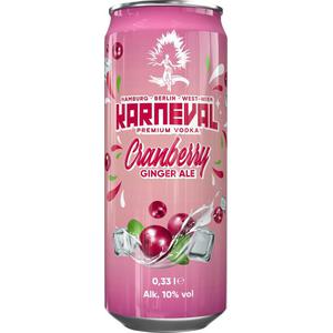 Karneval Premium Vodka Cranberry Ginger Ale (Einweg)