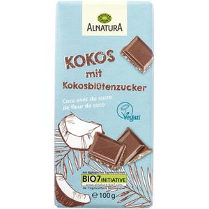 Alnatura Kokos mit Kokosblütenzucker Schokolade