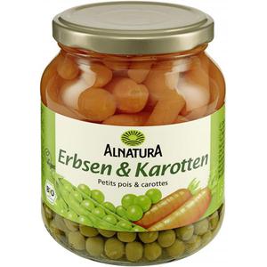 Alnatura Erbsen und Karotten