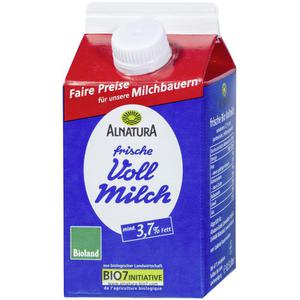 Alnatura Frische Vollmilch 3,7%