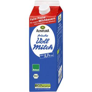 Alnatura Frische Vollmilch 3,7% Fett