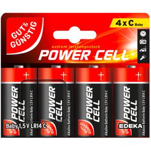 GUT&GÜNSTIG Power Cell Alkaline Baby LR14 C 1,5V 4ST