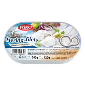 Wiko Heringsfilets in Sahne-Meerrettichsauce 200g