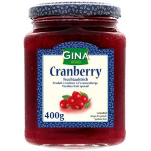 Gina Originale Fruchtaufstrich Cranberry 400g