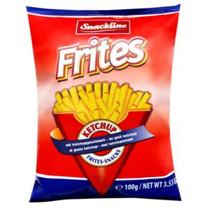 Snackline Frites-Snacks mit Ketchupgeschmack 100g