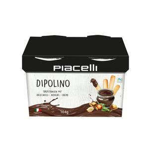 Piacelli Dipolino Brotstangen mit Haselnuss-Nougat Creme 104g (2x52g)