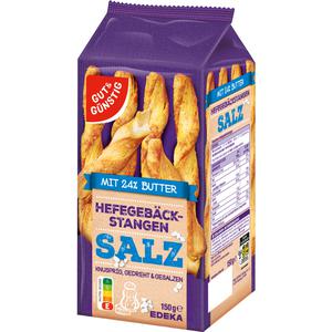 GUT&GÜNSTIG Gebäckstangen Salz 150g