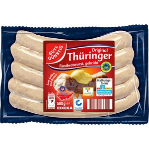 GUT&GÜNSTIG Thüringer Rostbratwurst 500g QS