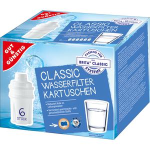 GUT&GÜNSTIG Wasserfilterkartuschen CLASSIC 6St