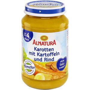 Alnatura Karotten mit Kartoffeln und Rind