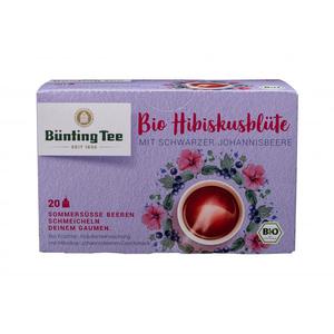 Bünting Tee Bio Hibiskusblüte mit schwarzer Johannisbeere