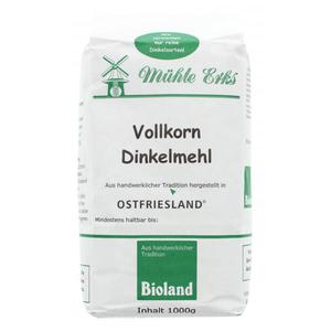 Mühle Erks Bioland Vollkorn Dinkelmehl