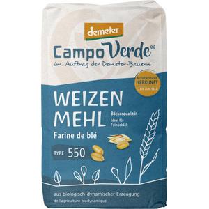 Campo Verde Demeter Weizenmehl Type 550