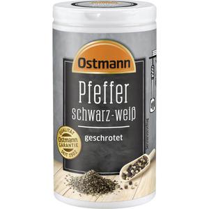 Ostmann Pfeffer schwarz-weiß geschrotet