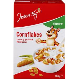 Jeden Tag Cornflakes fettarm