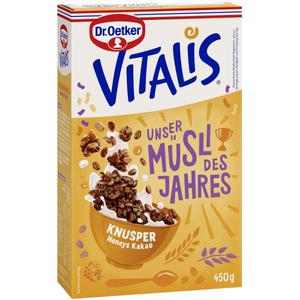 Dr. Oetker Vitalis Unser Müsli des Jahres Knusper Honeys Kakao