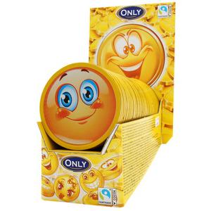 Only Emoji-Taler Milchschokolade 2x36x21,5g Thekendisplay