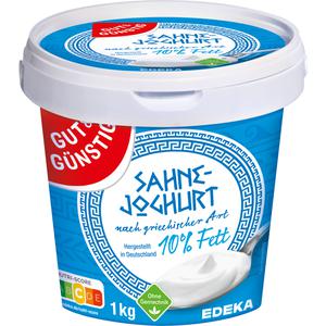 GUT&GÜNSTIG Sahnejoghurt nach griechischer Art 10% 1kg VLOG