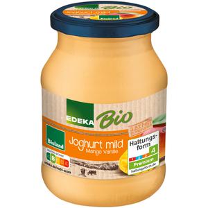 EDEKA Bio Bio EDEKA Joghurt Mango Vanille 3,8% 500g MW