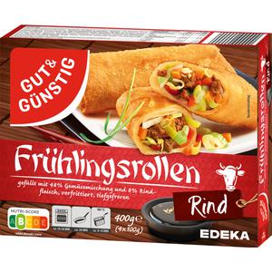 GUT&GÜNSTIG Frühlingsrollen Rind 400g