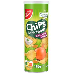 GUT&GÜNSTIG Stapelchips Sour Cream+Onion 175g