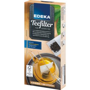 EDEKA Teefilter mit Bambusstick Groß