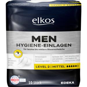 EDEKA elkos Hygiene-Einlagen Men Level 2 10ST