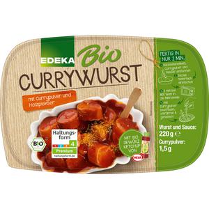 EDEKA Bio Bio EDEKA Currywurst mit Sauce 221,5g