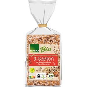 EDEKA Bio Bio EDEKA Knäckebrot 3 Saaten 200g