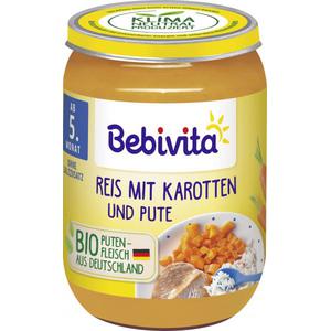 Bebivita Reis mit Karotten und Pute