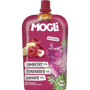 Mogli Demeter Quetschie Himbeere-Rhabarber-Banane