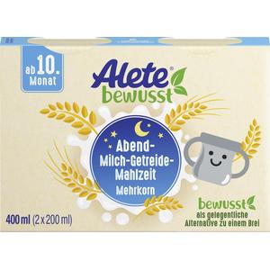 Alete bewusst Abend-Milch-Getreide-Mahlzeit Mehrkorn