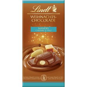 Lindt Weihnachts-Chocolade Mandel Caramel & Salz