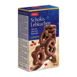 Stieffenhofer Schoko-Lebkuchen Sterne Herzen Brezeln Vollmilch