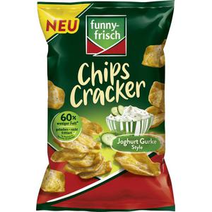 Funny-frisch Chips Cracker Joghurt Gurke Style