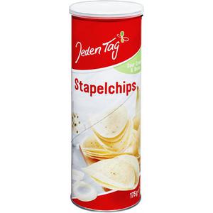 Jeden Tag Stapelchips Sour Cream & Onion