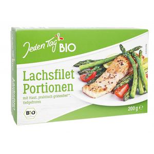 Jeden Tag Bio Lachsfilet Portionen