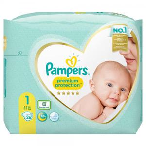 Pampers Premium Protection New Baby Gr.1 Newborn 2-5 kg Tragepack