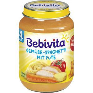 Bebivita Menü Gemüse Spaghetti mit Pute