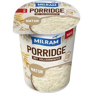 Milram Porridge Natur mit Vollkornhafer