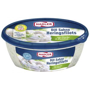 Nadler Dill Sahne Heringsfilets mit Gurke & Zwiebel